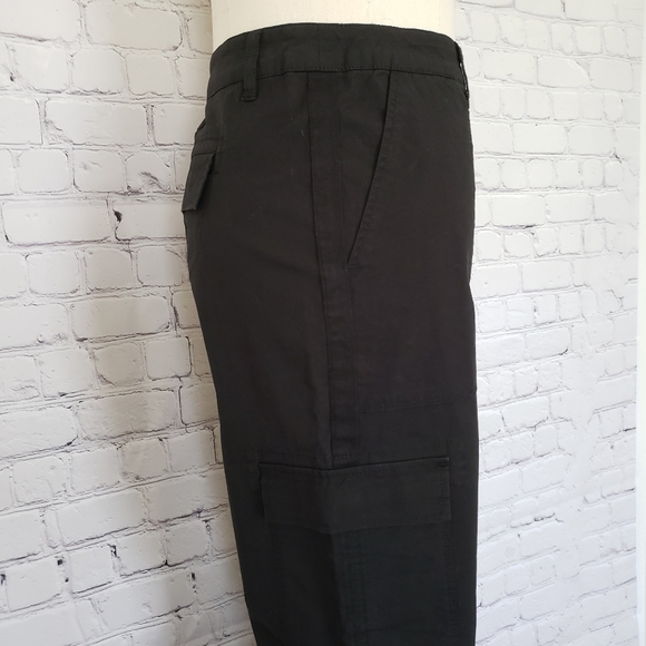 DKNY Black Cargo Joggers with Adjustable Drawstring Hem--NEW--28/8 - Picture 7 of 15